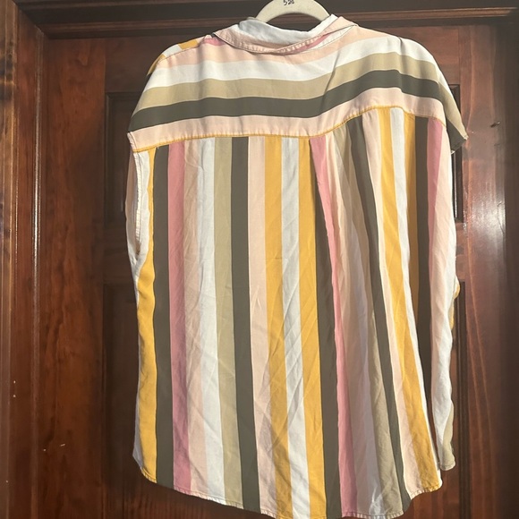 Striped Multicolor Shirt by Torrid - Picture 4 of 4